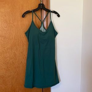 Active tennis dress with built in short